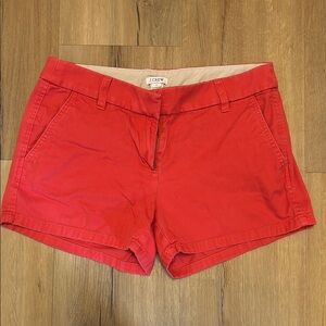 J. Crew Women's Red Shorts
